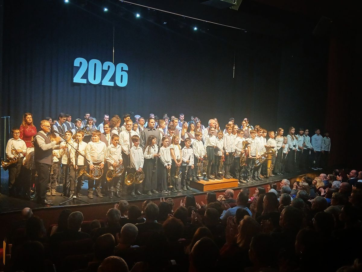 Az újévi hangverseny zenészei ismét kiváló hangulattal ajándékozták meg a közönséget