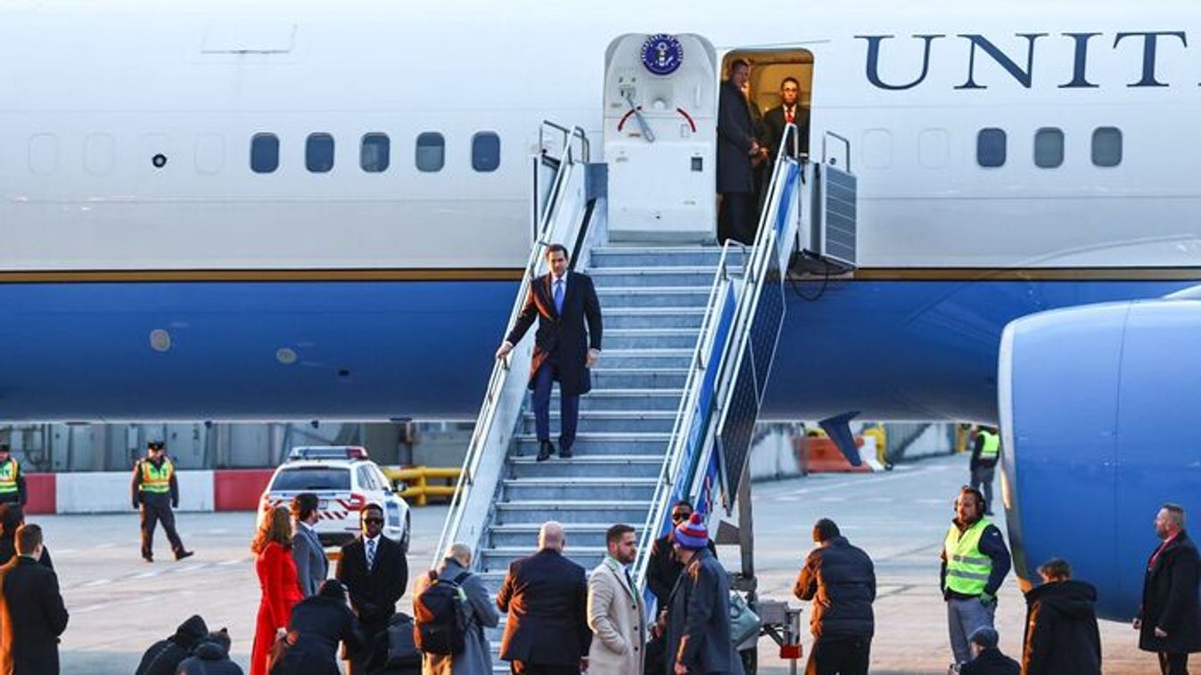 Budapestre érkezett Marco Rubio amerikai külügyminiszter +videó