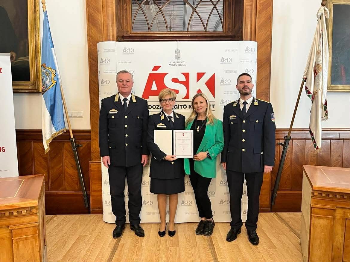 Áldozatvédelmi díjat kapott a szegedi tiszt