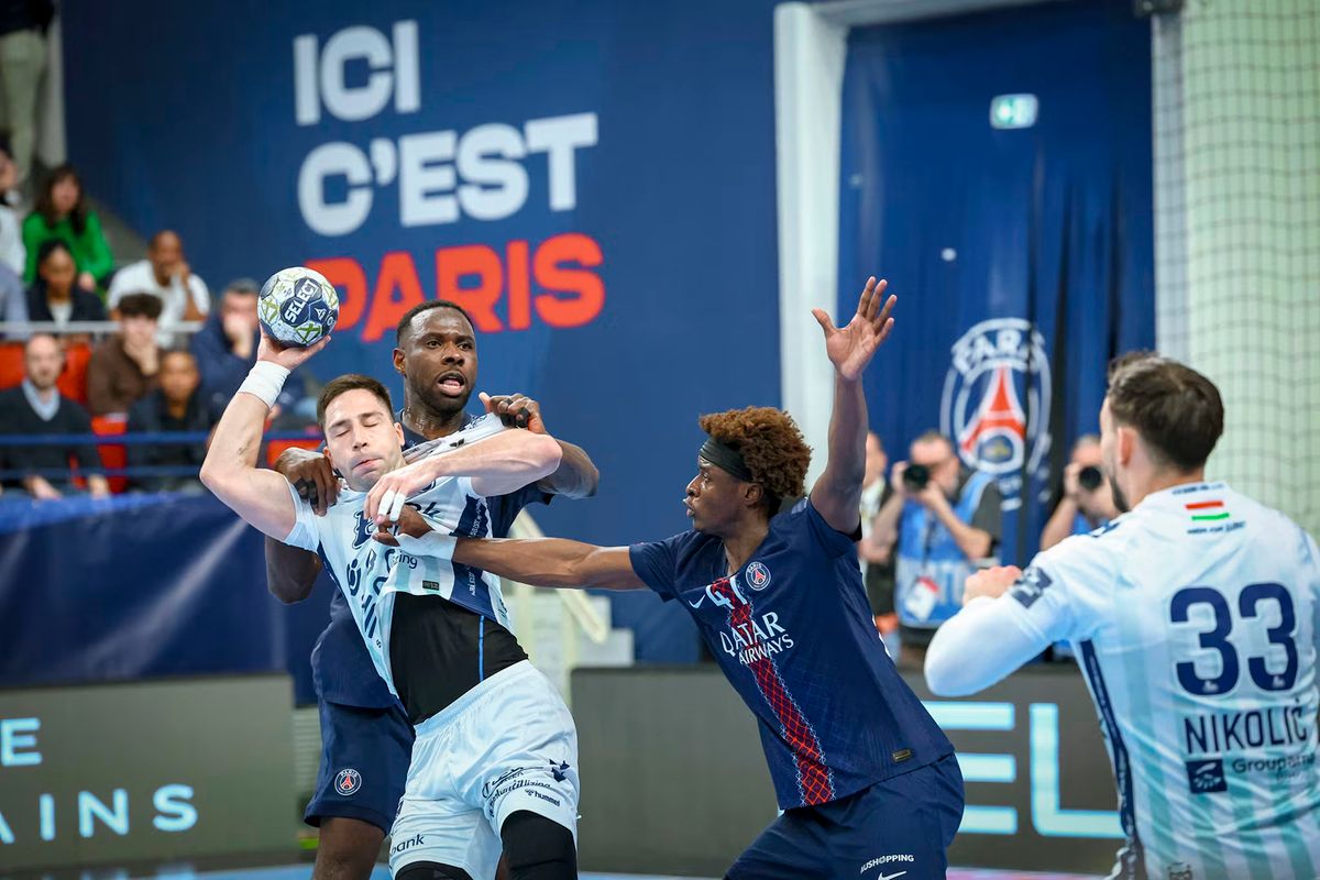 A vereség ellenére is megmaradt a Pick Szeged helyzeti előnye a PSG-vel szemben. (Fotó: L.Valroff/PSG)