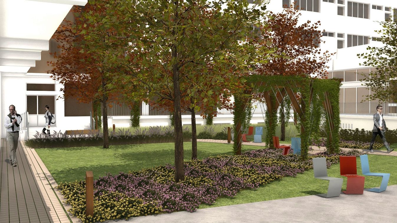 Megszűnik a hőszigethatás: zöld pihenőpark váltja a betondzsungelt