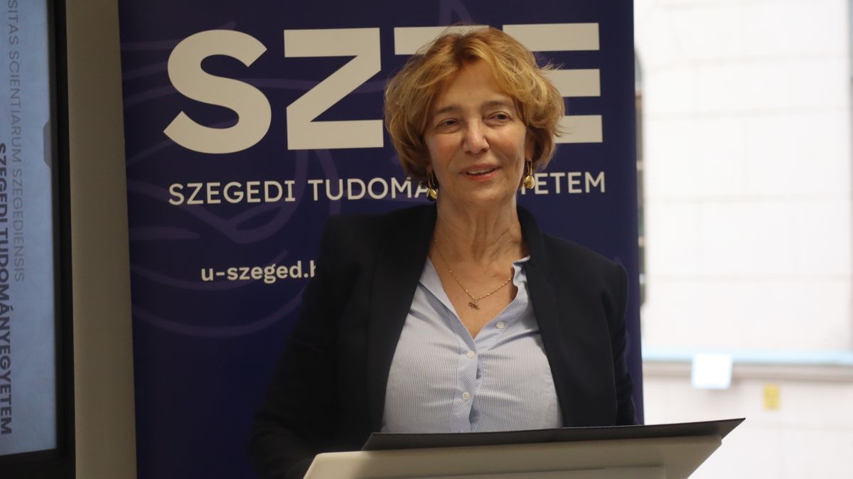 Dr. Fendler Judit: nagy előrelépést ért el az egyetem .(Fotó: Tóth Norbert)
