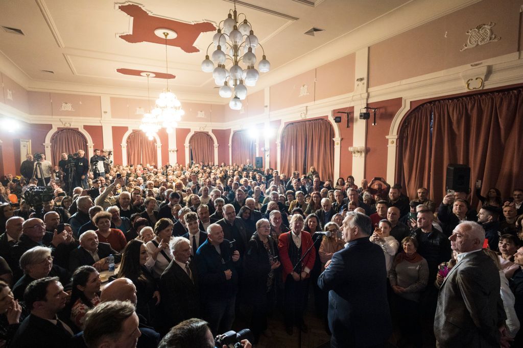 Orbán Viktor hangsúlyozta, hogy a józan paraszti észnek vissza kell térnie a politikába. Fotó: Délmagyar