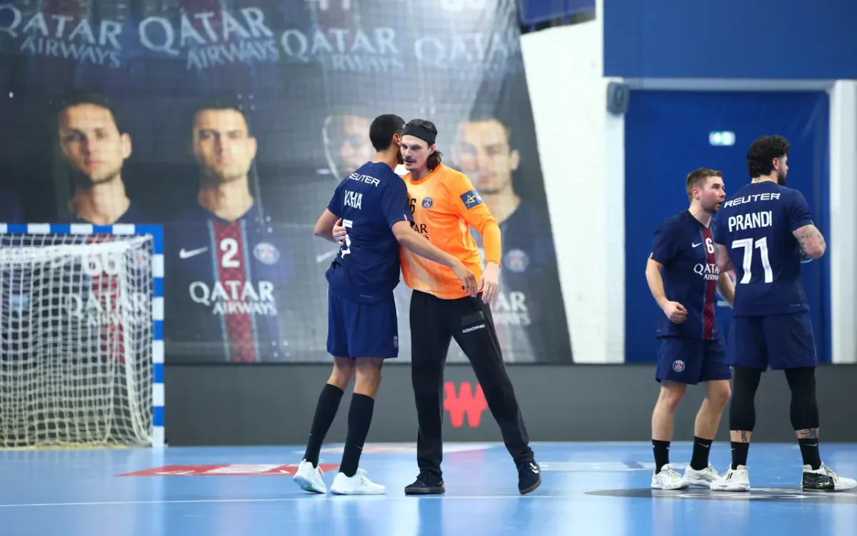 A végén nem jött ki jól a lépés a Pick Szegednek, a PSG örülhetett. (Fotó: EHF)