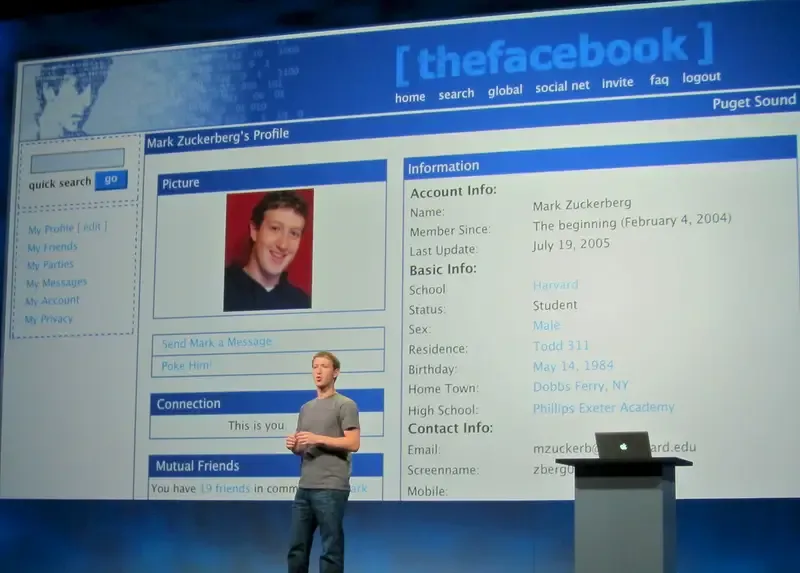 TheFacebook néven indult a platform. (Fotó: Flickr/niallkennedy)