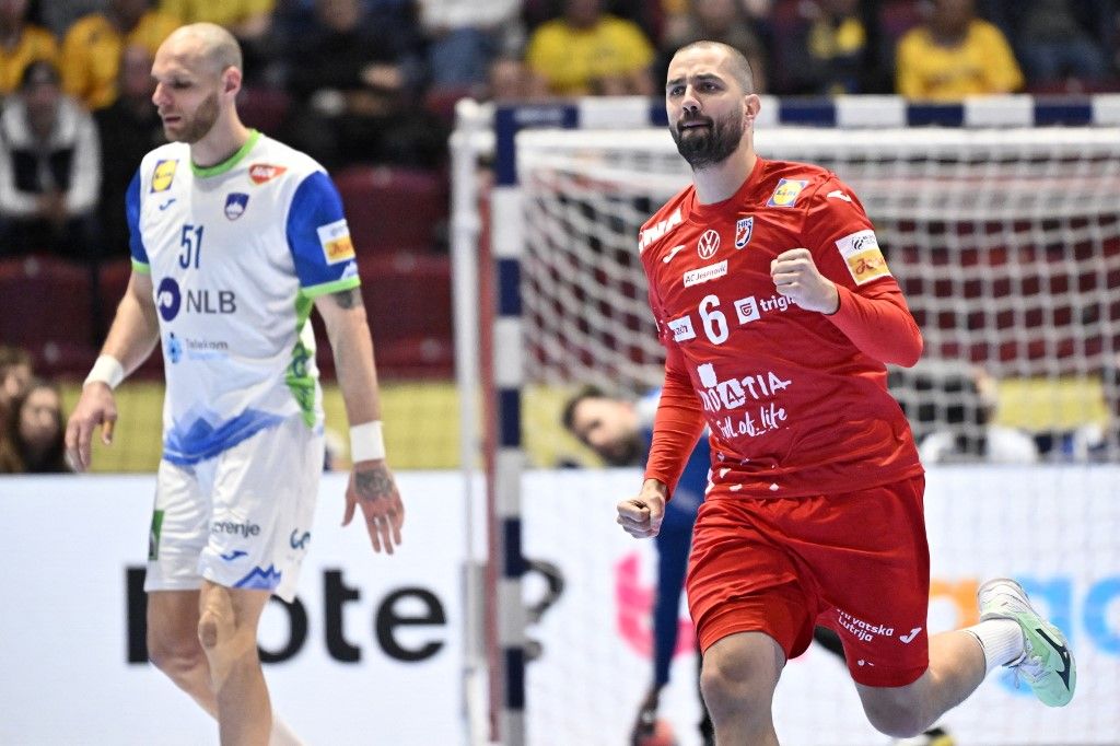 Mario Sostaric az Európa-bajnokság All-star csapatában. (Fotó: AFP)