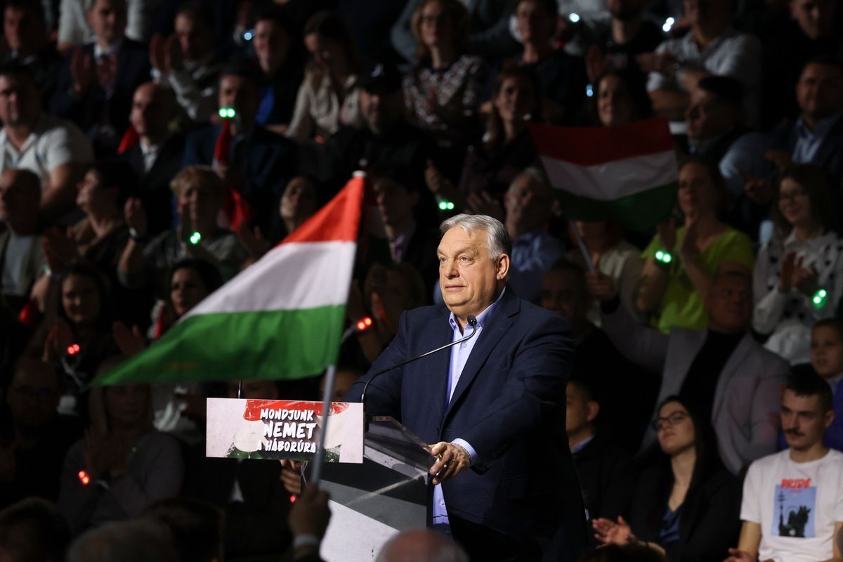 Orbán Viktor szerint a 2026-os a háború előtti utolsó választás. (Fotó: Mirkó István)