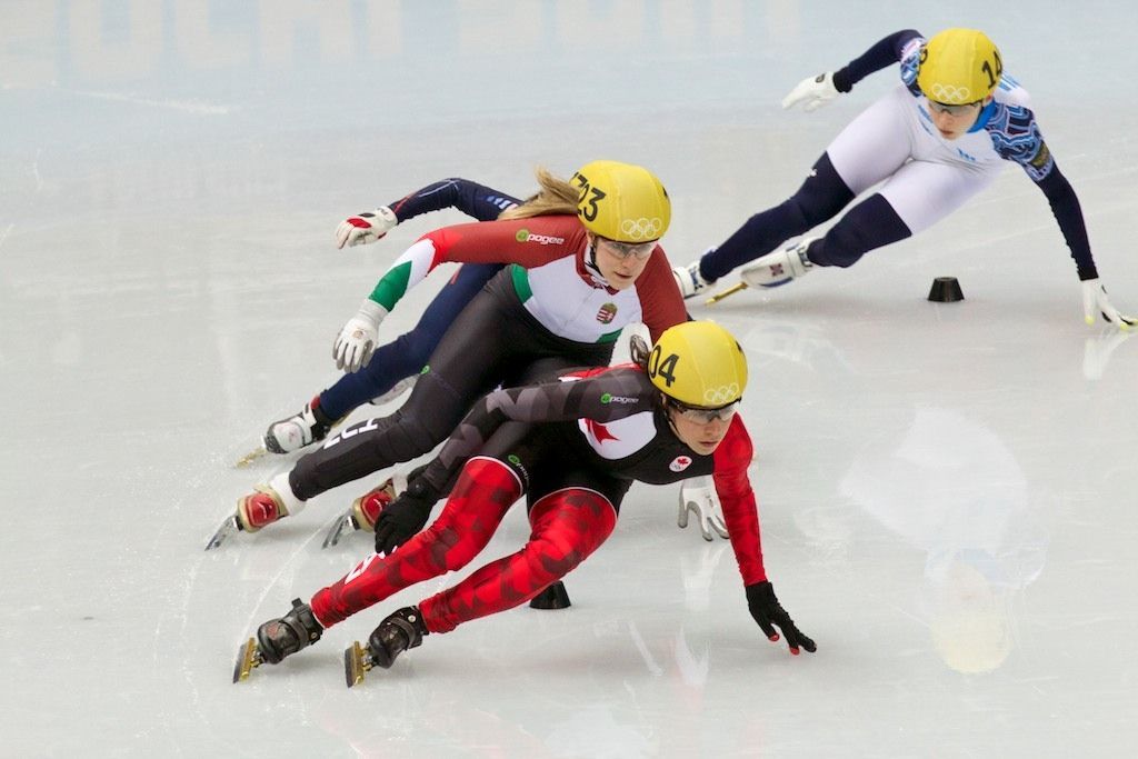 A Szeged Sportolója díjjal kitüntetett Lajtos Szanra a Szocsi téli olimpián