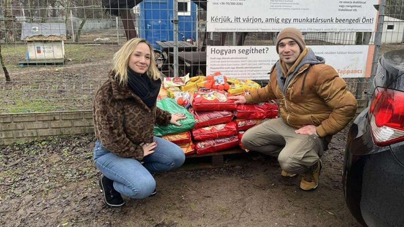 Határrendészek álltak a szegedi menhely mellé +videó