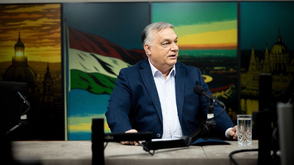 Az amerikai elnökkel való szövetségről is beszélt Orbán Viktor péntek reggel a Kossuth rádióban. (Fotó: MTI)
