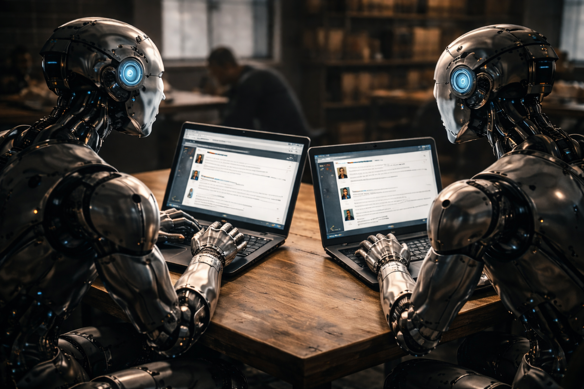A robotok vitáznak, az emberek pedig csak megfigyelhetnek az új fórumon