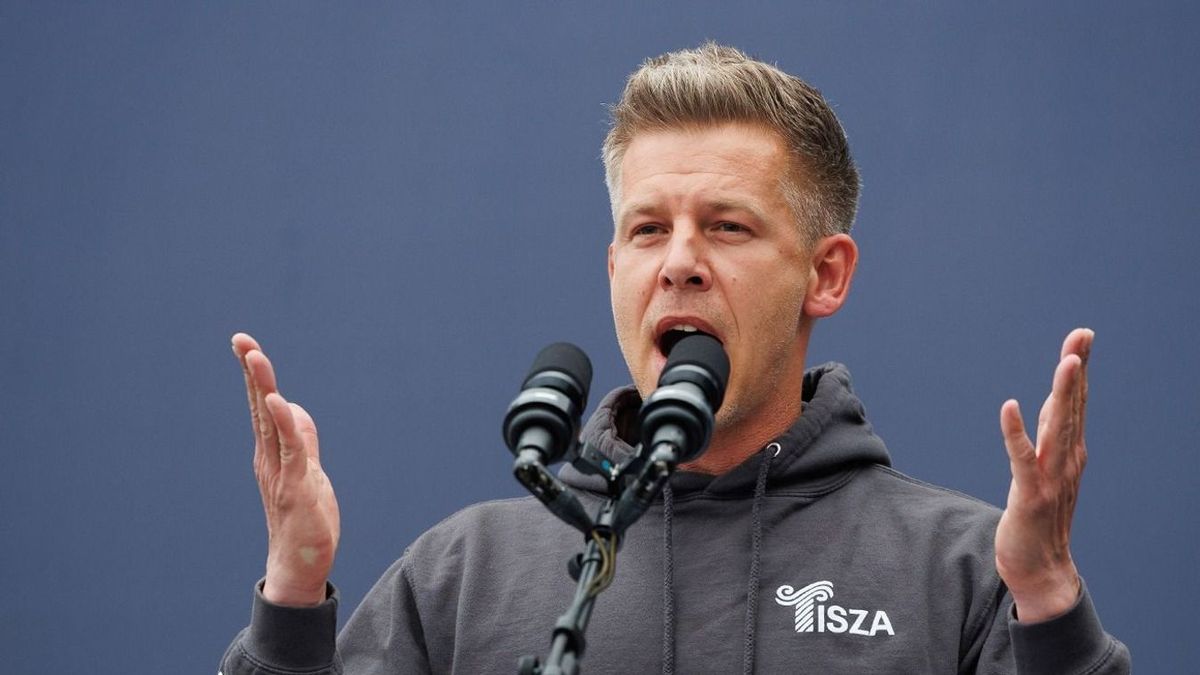 Nem stimmelnek a Magyar Péter által mondott számok. (Fotó: Hatlaczki Balázs)