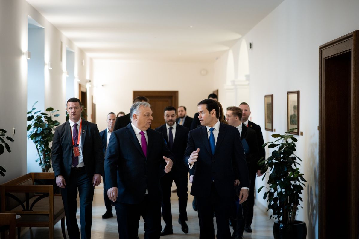 Orbán Viktor és Marco Rubio amerikai külügyminiszter budapesti tárgyalása a két ország közötti kapcsolatok új aranykorát jelzi. Fotó: MTI