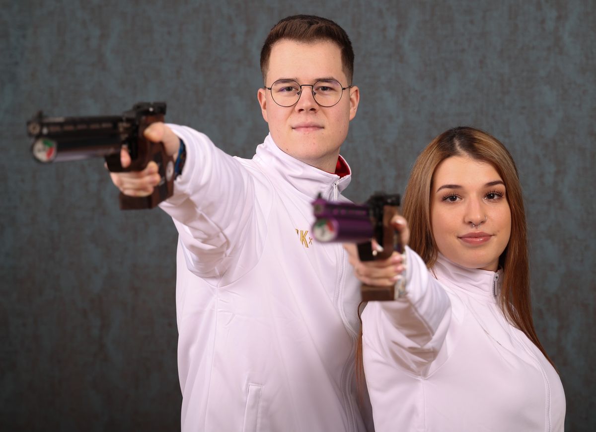 Nagy Ákos Károly és Major Veronika verhetetlen volt, végig magabiztosan lőttek 