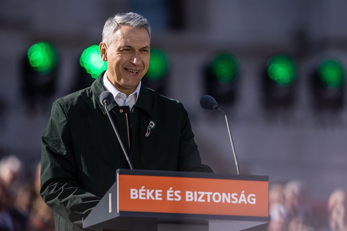 Lázár János: Magyar Péterre nem bízhatjuk rá a jövőnket. (Fotó: Polyák Attila)