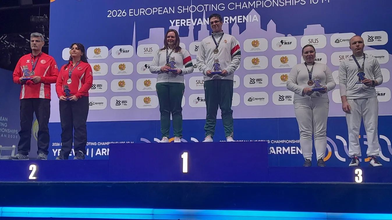 Szegedi aranyérem a sportlövő Európa-bajnokságról