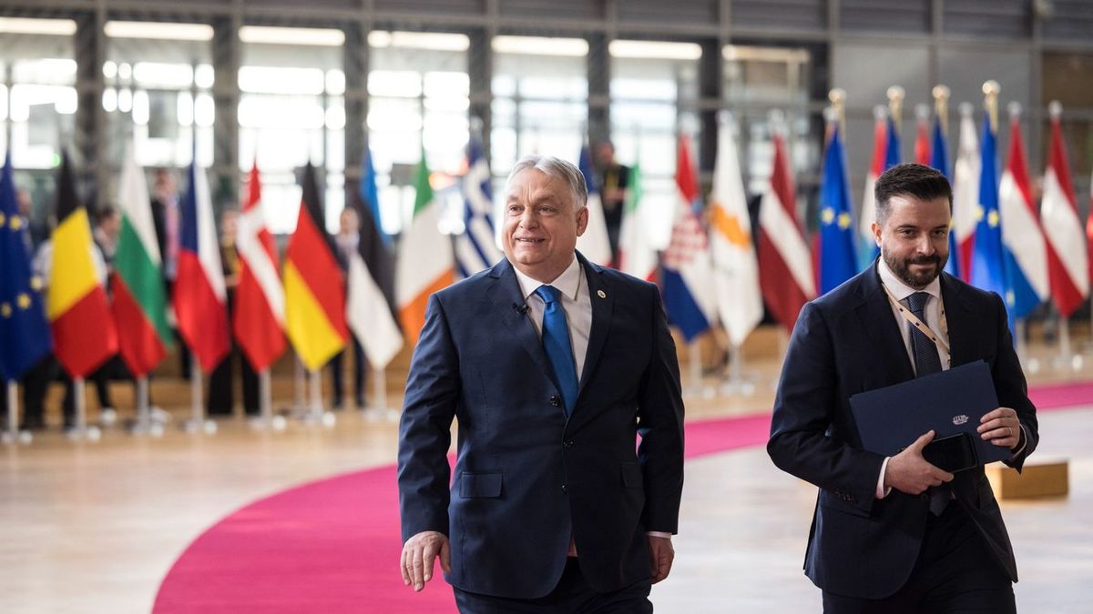 Orbán Viktor az Európai Tanács ülésén vesz részt