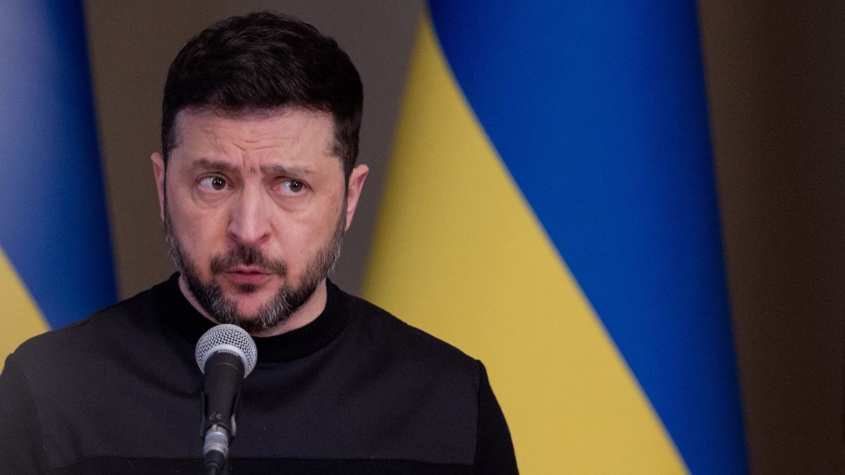 Zelenszkij ukrán elnök