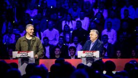 Hatalmas siker volt az Orbán Viktorral közös Lázárinfó a debreceni háborúellenes gyűlésen