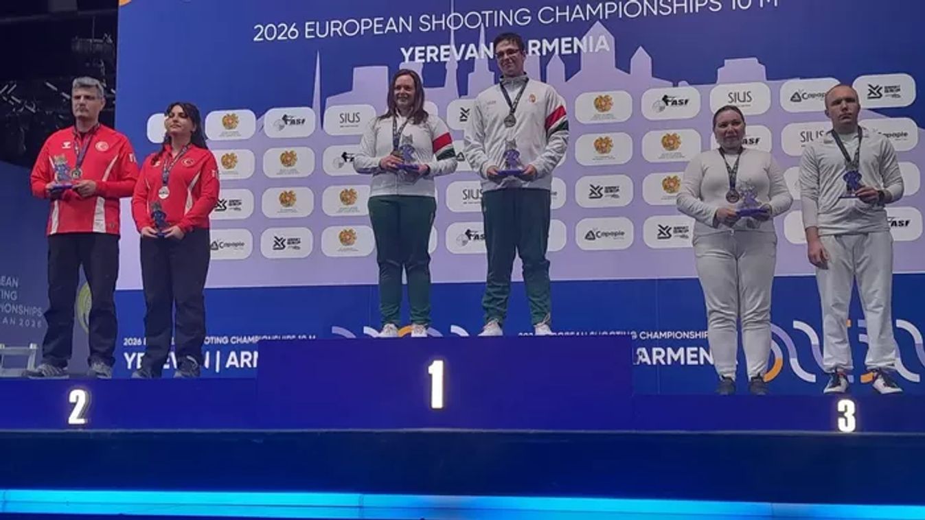 Szegedi aranyérem a sportlövő Európa-bajnokságról