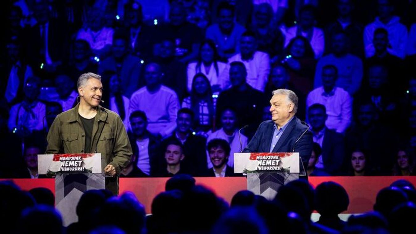 Hatalmas siker volt az Orbán Viktorral közös Lázárinfó a debreceni háborúellenes gyűlésen