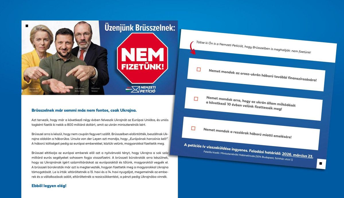 Újabb fontos lépéssel bővült a nemzeti petíció