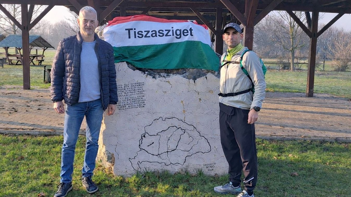 Tiszaszigeten pihent meg az országot egy hónap alatt megkerülő ultrafutó