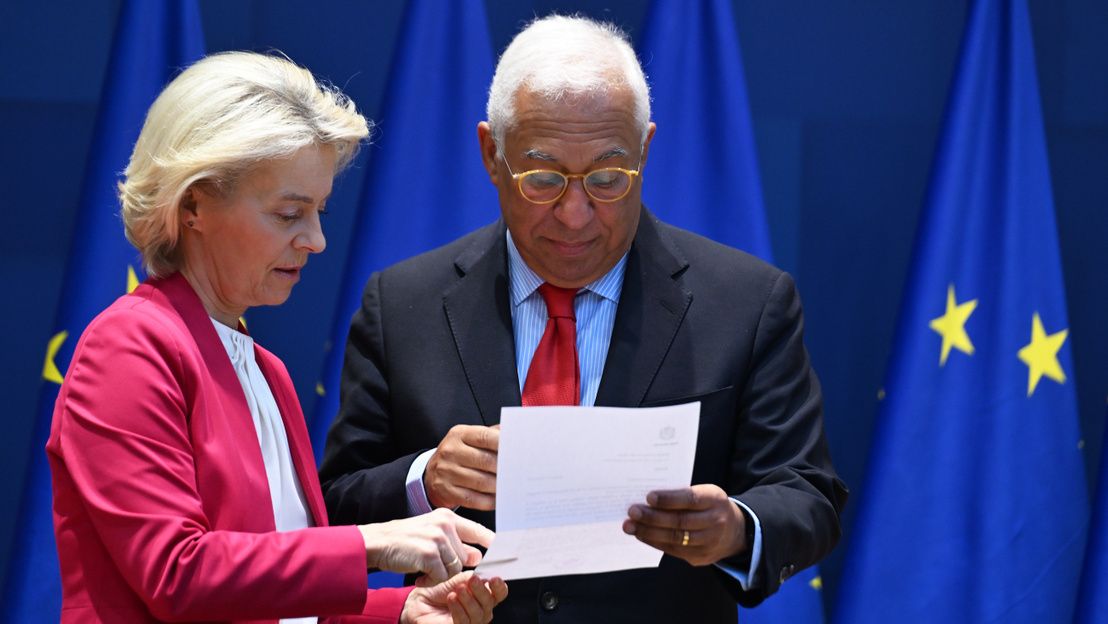 Costa és Von der Leyen bejelentette, hogy az EU technikai támogatást és finanszírozást ajánlott fel a Barátság kőolajvezeték helyreállítása érdekében. Fotó: Getty Images