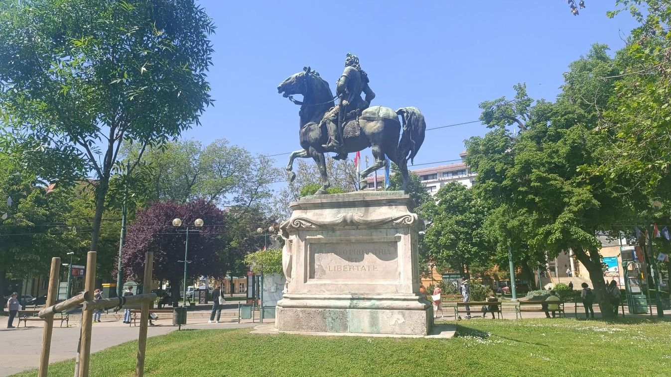 Koszorúzás Szegeden: 350 éve született II. Rákóczi Ferenc