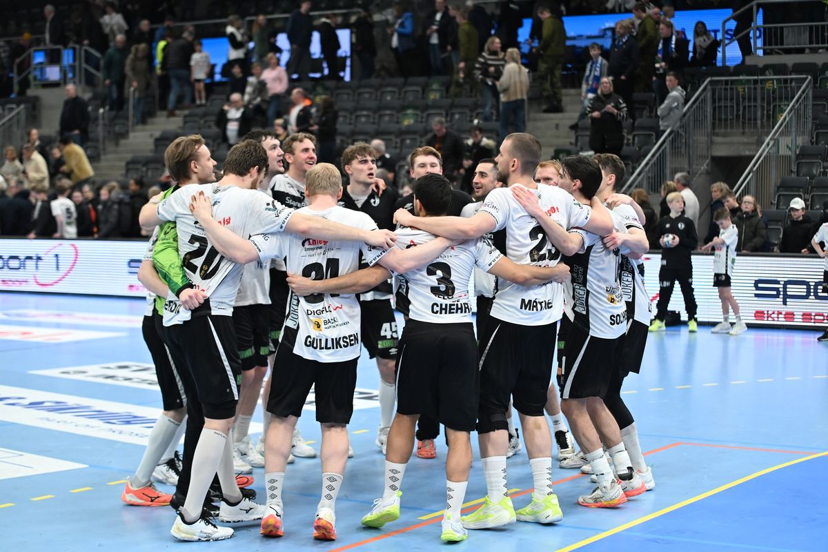 Két magyar válogatott játékos, Lukács Péter és Máthé Dominik teljesítménye is kellett ehhez a sikerhez. (Fotó: Elverum Händball)