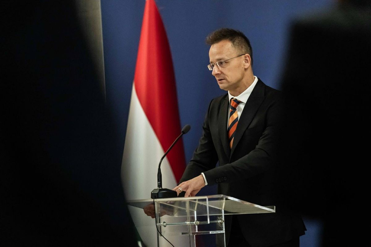 Szijjártó Péter a Barátság kőolajvezeték újraindítását követeli. Fotó: MTI