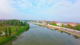 Így fest a Tisza a magasból: Lélegzetelállító felvétel Szeged szívéből