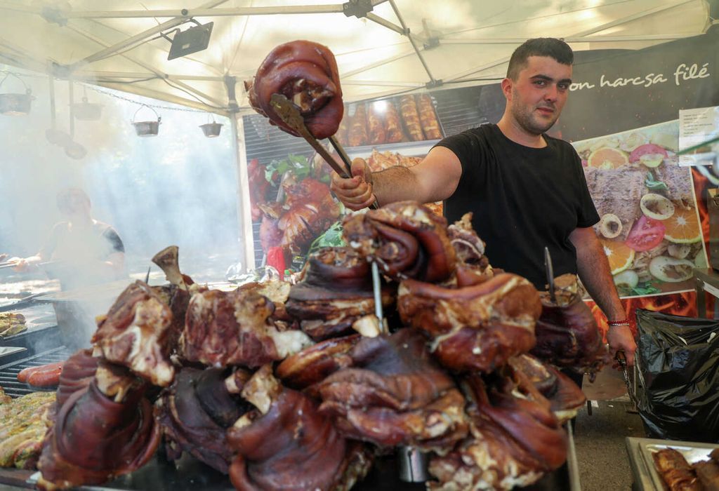 Mindenki találhat kedvére való ételt a majálisban. (Fotó: Karnok Csaba/DM)