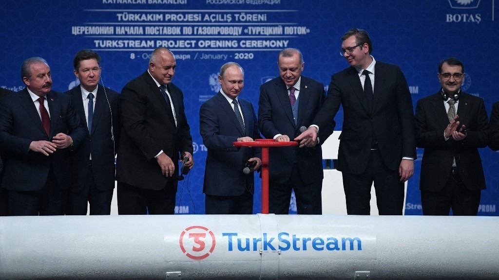 A szerb politikai szakértő szerint Kijev szándékában állhatott a Török Áramlat felrobbantása. Fotó:  AFP
