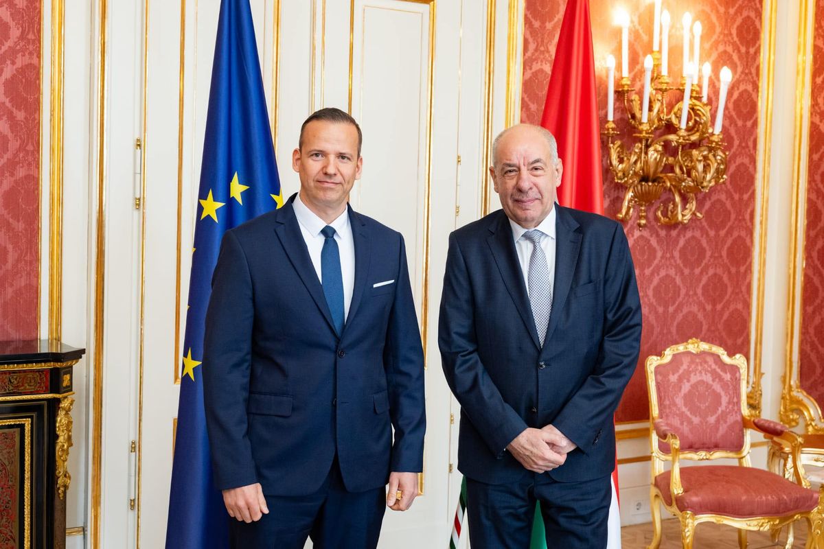 Sulyok Tamás és Toroczkai László a Mi Hazánk elnöke is tárgyalt. Fotó: Facebook/Sulyok Tamás