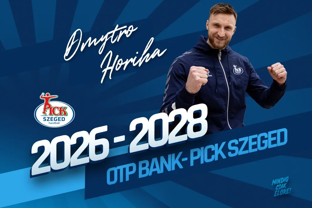 Két évre írt alá Dmytro Horiha. (Forrás: Pick Szeged)