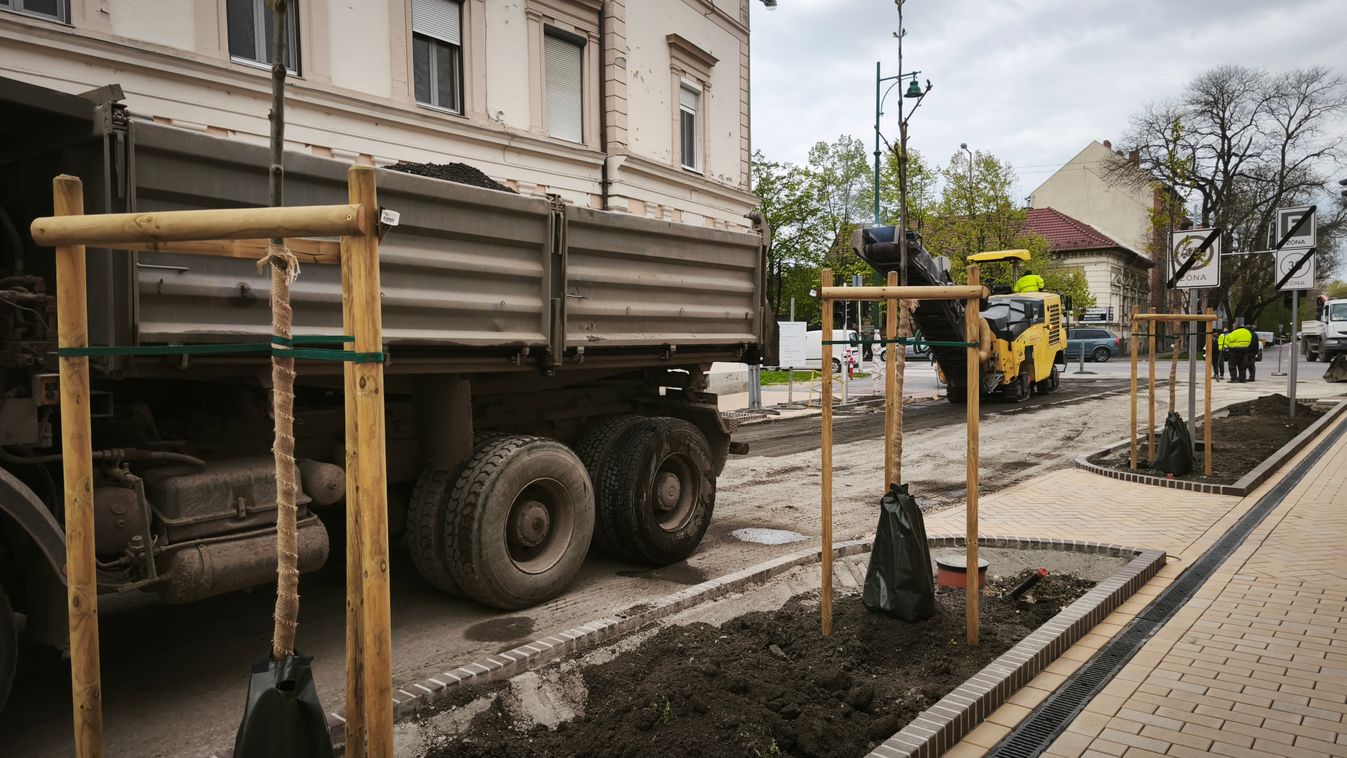 Új szakaszába lépett a Gogol utca átalakulása +videó