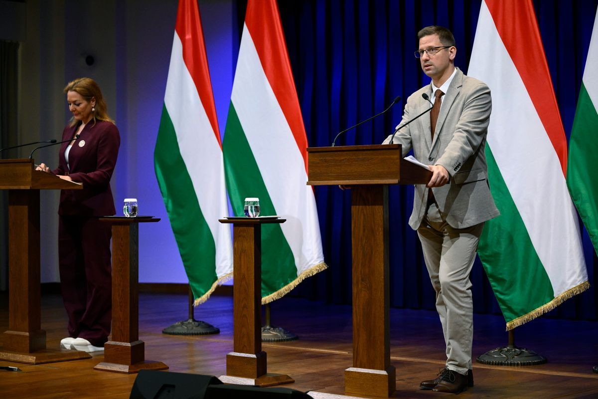 Gulyás Gergely és Vitályos Eszter 10 órától megtartja a választás előtti utolsó Kormányinfót. Fotó: Illusztráció/MTI