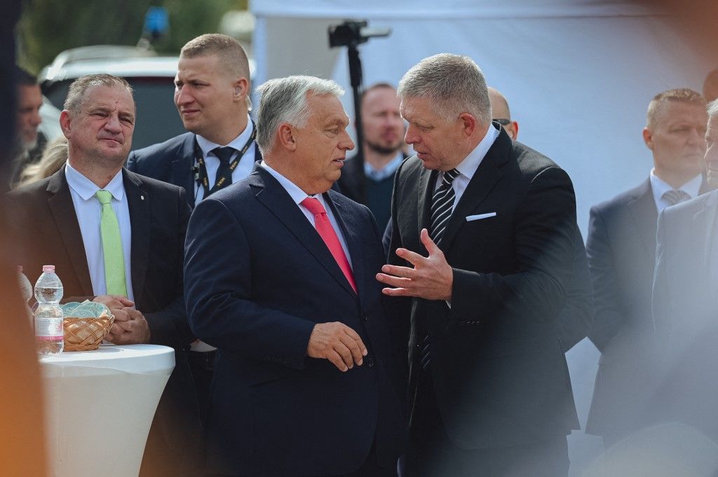 Orbán Viktor és Robert Fico