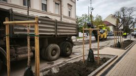 Új szakaszába lépett a Gogol utca átalakulása +videó