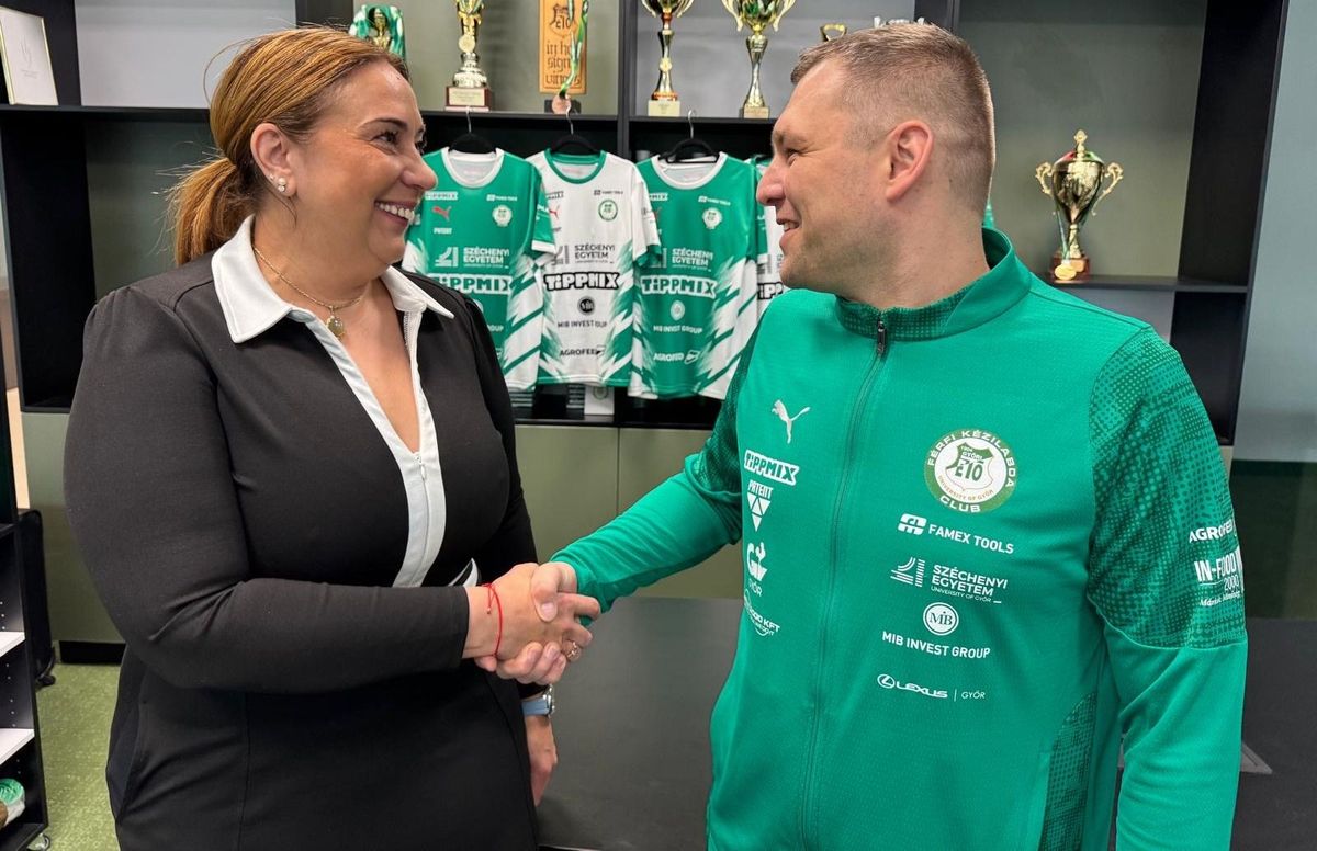 Kárpáti Krisztián helyett Kopornyik Zsolt veszi át nyártól a győriek irányítását. (Fotó: ETO University Handball Team)
