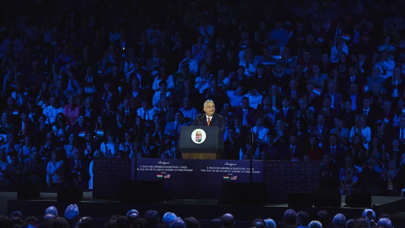 Trump is bejelentkezett Orbán Viktor és Vance budapesti nagygyűlésén +videó