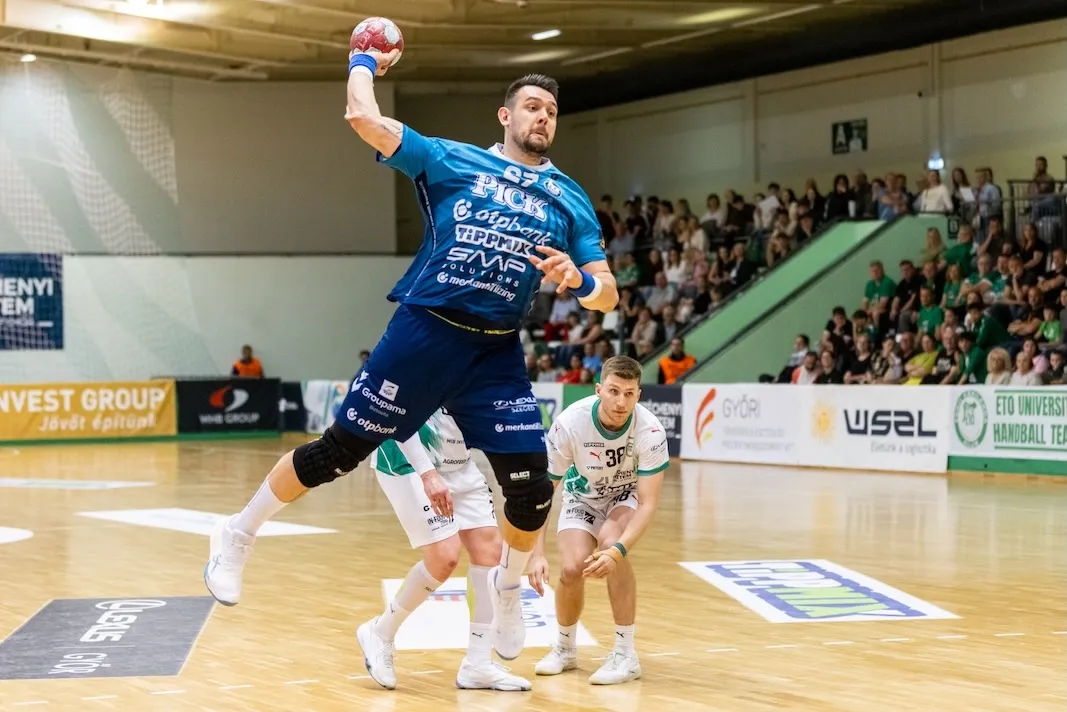 Az első tíz percet leszámítva, irányította a meccset a Pick Szeged. (Fotó: Sólya Eliza)