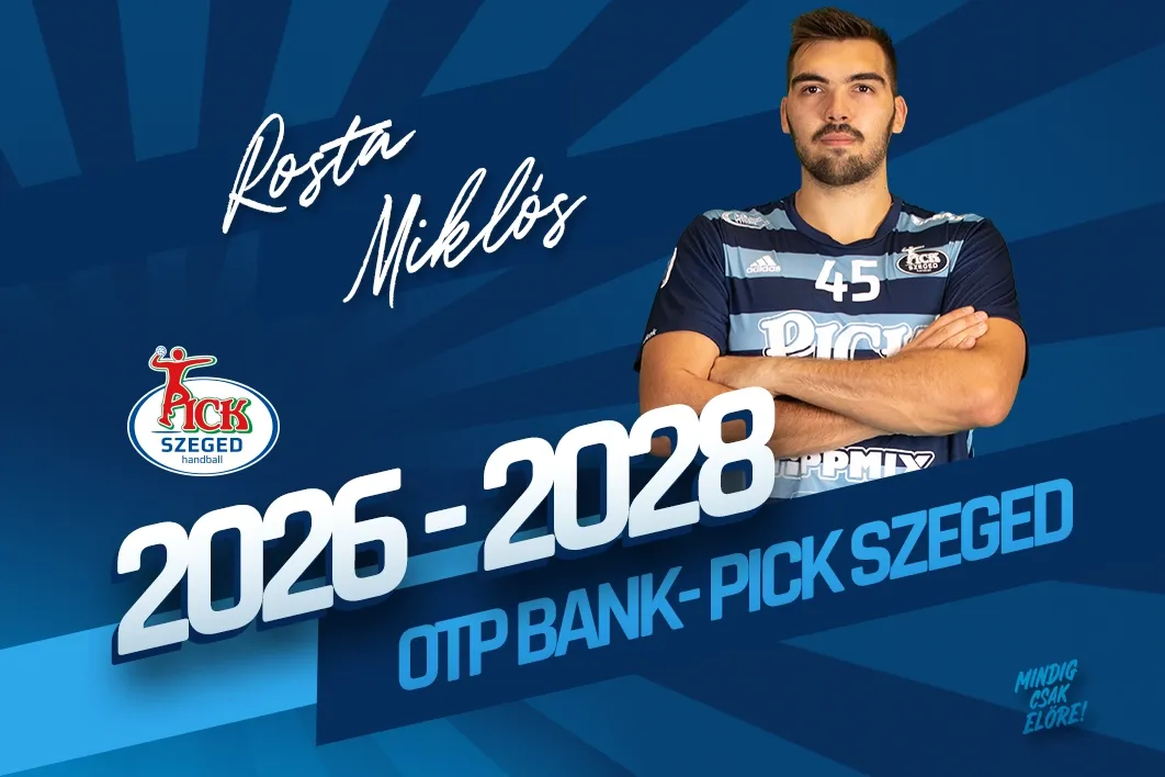 Rosta Miklós két évre írt alá a Pick Szegedhez. (Forrás: Pick Szeged)