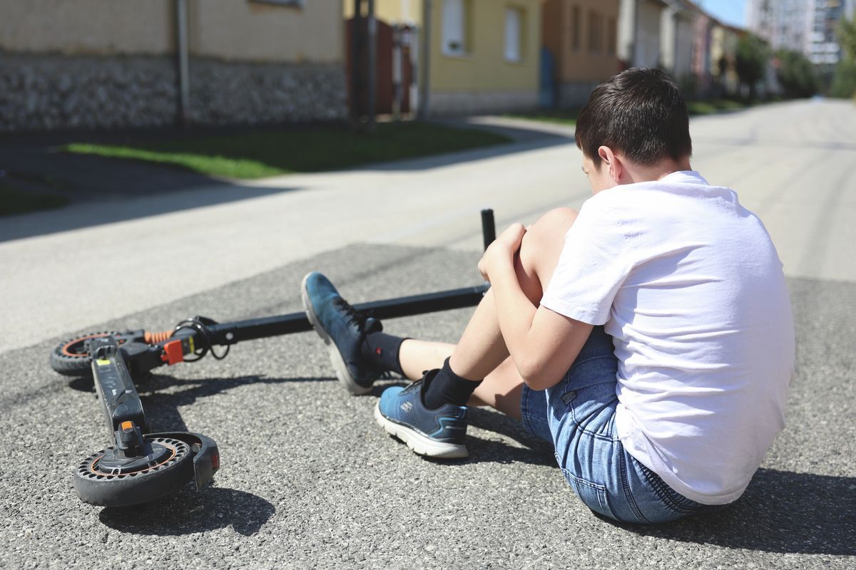 A mentők adatai szerint idén tavasszal megháromszorozódott a rollerbalesetek száma. Fotó: Illusztráció/MW-archív