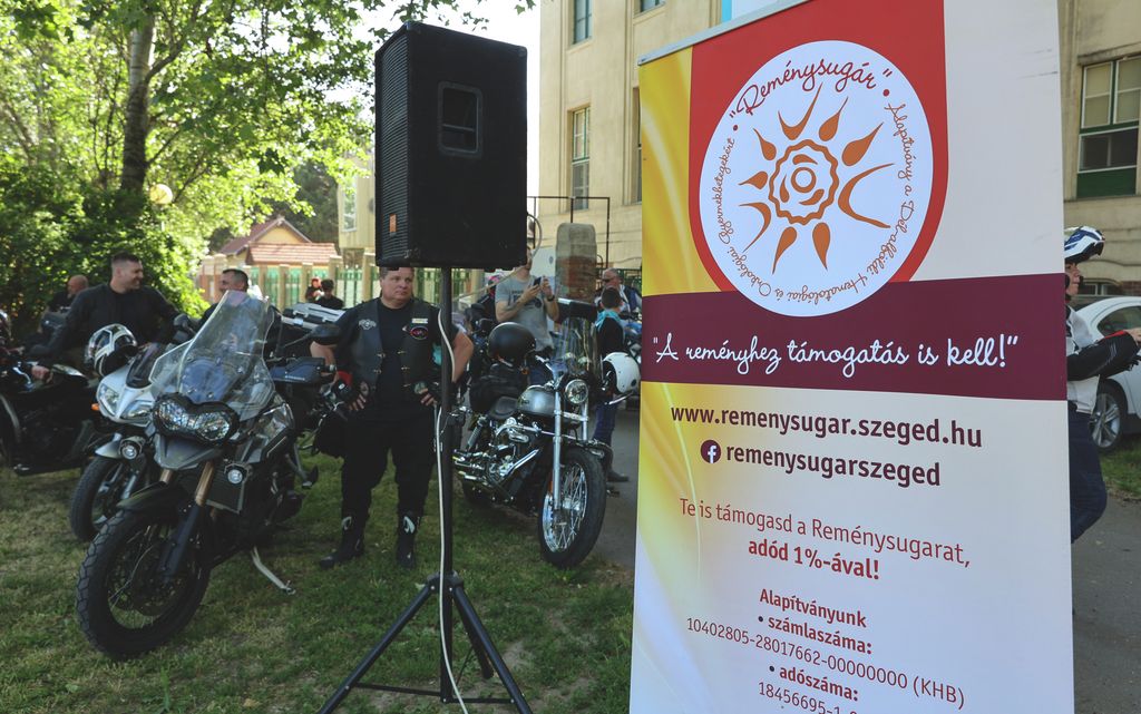 Szeged – 2026.05.09. Jótékonysági motoros felvonulás a gyermekklinika Reménysugár Alapítvány támogatására.
Képen: 
Fotó: Karnok Csaba (KC) – Délmagyarország (DM)