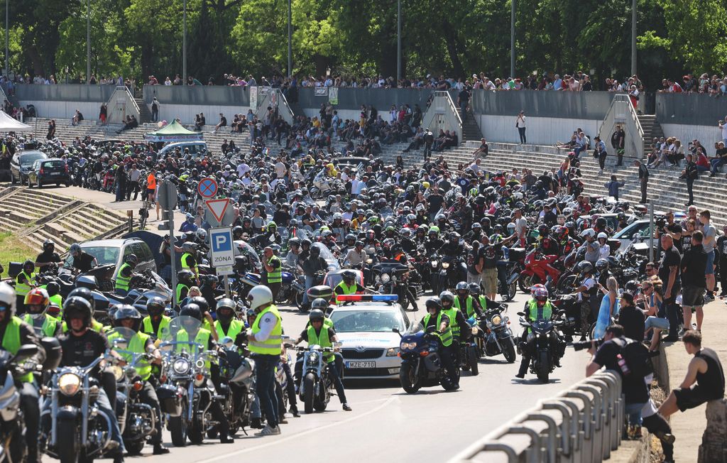 Szeged – 2026.05.09. Jótékonysági motoros felvonulás a gyermekklinika Reménysugár Alapítvány támogatására.
Képen: 
Fotó: Karnok Csaba (KC) – Délmagyarország (DM)