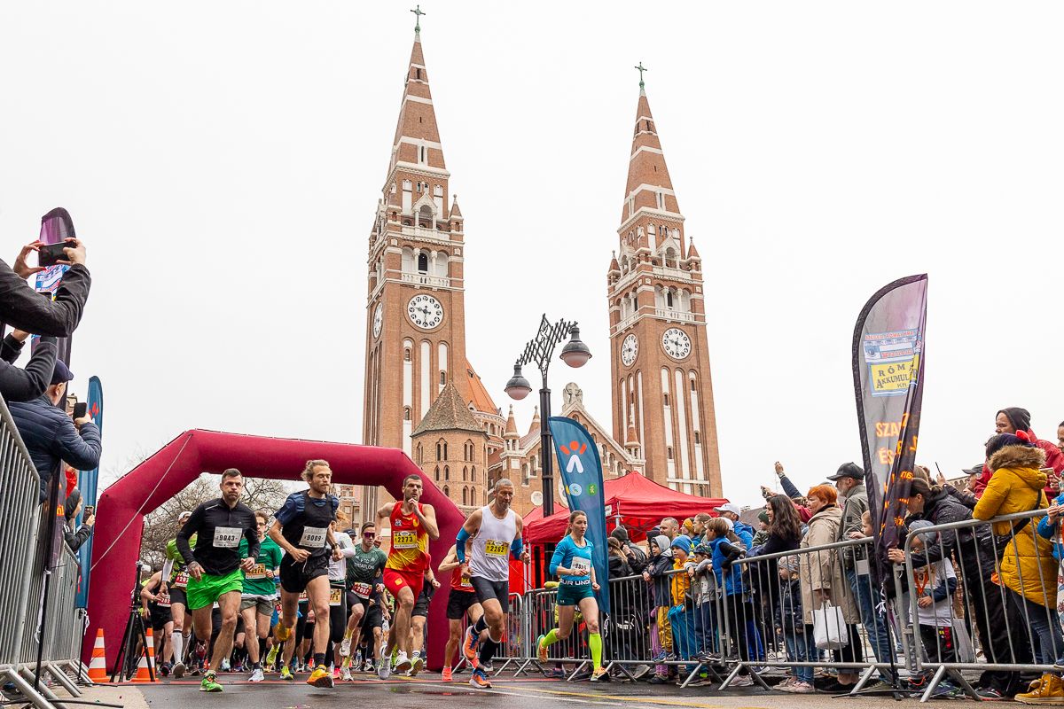 A Szeged Maraton alatt forgalmi korlátozásokra kell készülni. Fotó: Facebook / ProgRun