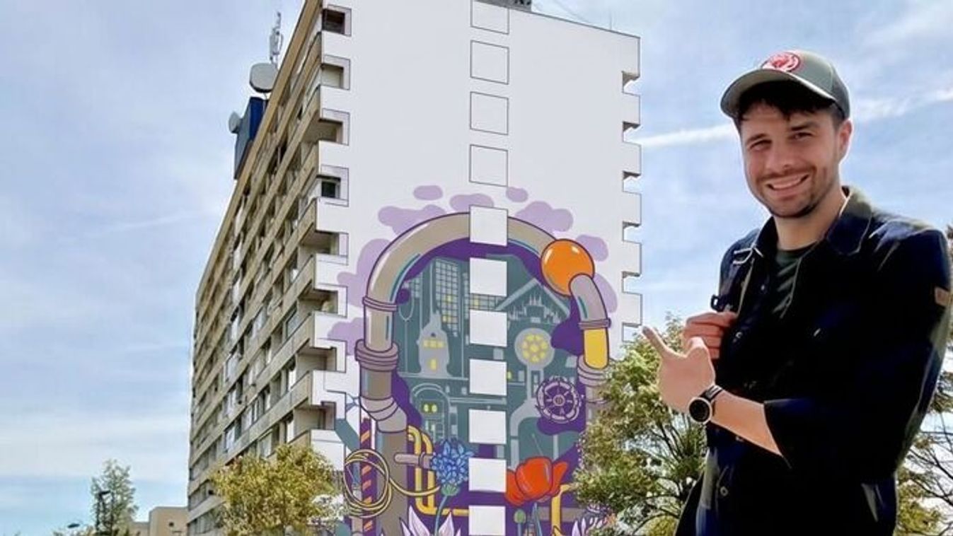 Új arculatot kap az Olajbányász tér egyik épülete
